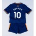 Newcastle United Anthony Gordon #10 Tredjedraktsett Barn 2025-26 Korte ermer (+ Korte bukser)